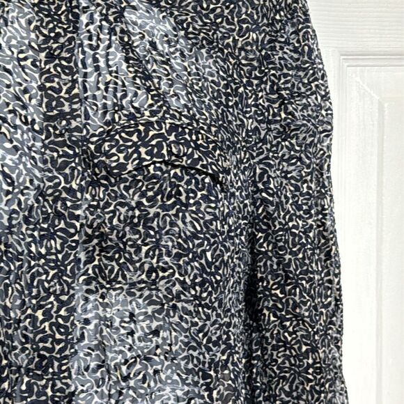 Balenciaga Silk Scarf Sheer Blouse size 40 - Picture 2 of 12